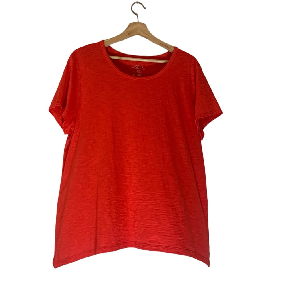 Chicos Red Ultimate Tee Women’s XL/16